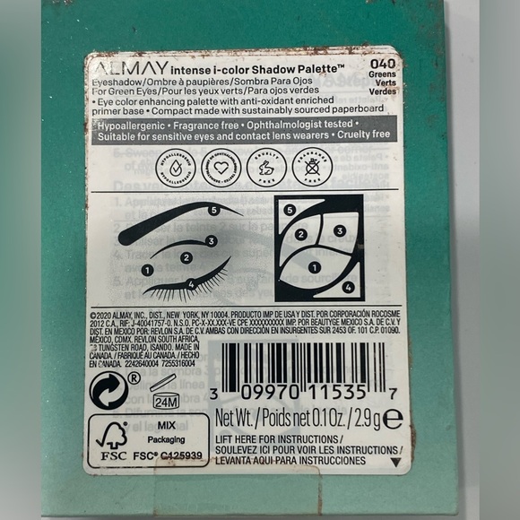 Clinique Eyeshadow Palette - Physician's Formula Nude, Almay Intense, - Picture 4 of 12